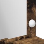 vidaXL Toaletný stolík Dymová dub 100 x 41 x 135 cm Kompozitné drevo – Obrázok 8