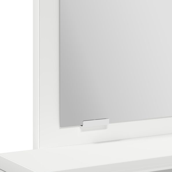 vidaXL Toaletný stolík so zásuvkami, biela, 50x41x140 cm – Obrázok 9