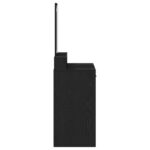 vidaXL Toaletný stôl Čierny dub MDF a sklo 79 x 41 x 140 cm – Obrázok 7