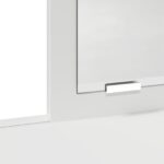 vidaXL Toaletný stolík Biela 100 x 41 x 140 cm Kompozitné drevo – Obrázok 10