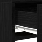 vidaXL Toaletný stolík Čierna 50 x 41 x 140 cm Kompozitné drevo – Obrázok 10