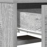 Toaletný stolík vidaXL s LED svetlami, sivý Sonoma, 50x41x140 cm – Obrázok 10