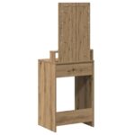vidaXL Toaletný stolík Hnedá 50 x 41 x 140 cm Kompozitné drevo – Obrázok 7
