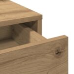 vidaXL Toaletný stolík Hnedá 50 x 41 x 140 cm Kompozitné drevo – Obrázok 8