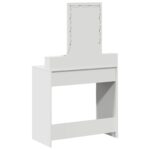 vidaXL Toaletný stolík Biela 79 x 41 x 140 cm Kompozitné drevo – Obrázok 7