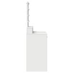 vidaXL Toaletný stolík Biela 100 x 41 x 140 cm Kompozitné drevo – Obrázok 6