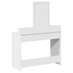 vidaXL Toaletný stolík Biela 100 x 41 x 140 cm Kompozitné drevo – Obrázok 7