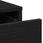 vidaXL Toaletný stolík s LED svetlami, čierny dub, 100x41x140 cm – Obrázok 8