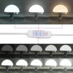 vidaXL Toaletný stolík so svetlami LED, hnedý dub, 100x41x140 cm – Obrázok 11