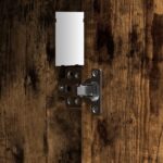 vidaXL Toaletný stolík so svetlami LED Dymený dub 102x33x135 cm – Obrázok 9