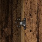 vidaXL Toaletný stôl so svetlami LED Staré drevo 102x33x135 cm – Obrázok 9