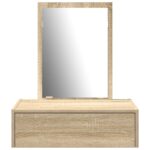 vidaXL Toaletný stolík Hnedá 60 x 40 x 70 cm Kompozitné drevo – Obrázok 6