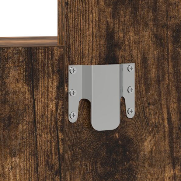 865194_10.jpg vidaXL Závesný toaletný stolík Dymený dub 60x40x70 cm – Obrázok 10