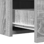 vidaXL Toaletný stolík Sivá 60 x 40 x 70 cm Kompozitné drevo – Obrázok 11