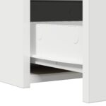 vidaXL Toaletný stolík Biela 83 x 40 x 70 cm Kompozitné drevo – Obrázok 11