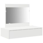 vidaXL Toaletný stolík Biela 83 x 40 x 70 cm Kompozitné drevo – Obrázok 2