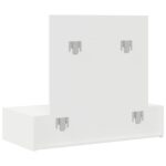 vidaXL Toaletný stolík Biela 83 x 40 x 70 cm Kompozitné drevo – Obrázok 8