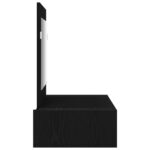 vidaXL Závesný toaletný stôl Čierny dub 83x40x70 cm – Obrázok 7