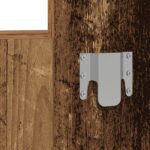 vidaXL Nástenný toaletný stolík Staré drevo 83x40x70 cm – Obrázok 10