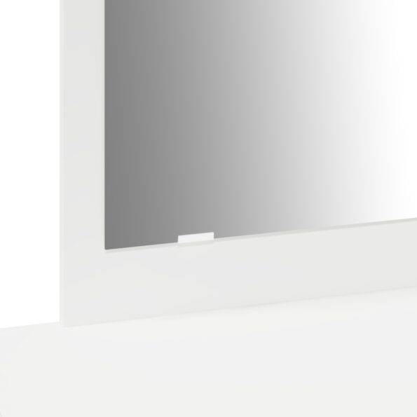 865208_10.jpg vidaXL Nástenný zrkadlový toaletný stolík Biela 100x40x70 cm – Obrázok 10