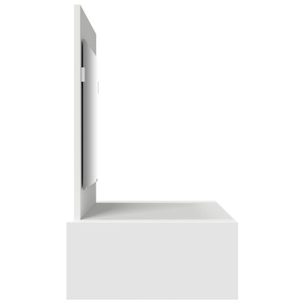 865208_7.jpg vidaXL Nástenný zrkadlový toaletný stolík Biela 100x40x70 cm – Obrázok 7