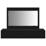 vidaXL Nástenný toaletný stolík čierny dub 100x40x70 cm – Obrázok 6
