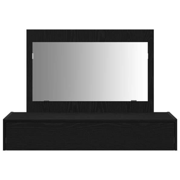 vidaXL Nástenný toaletný stolík čierny dub 100x40x70 cm – Obrázok 6