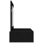 vidaXL Nástenný toaletný stolík čierny dub 100x40x70 cm – Obrázok 7