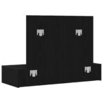vidaXL Toaletný stolík Čierna 100 x 40 x 70 cm Kompozitné drevo – Obrázok 8