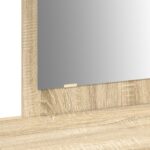 vidaXL Závesný toaletný stôl Sonoma Dub 100x40x70 cm – Obrázok 10