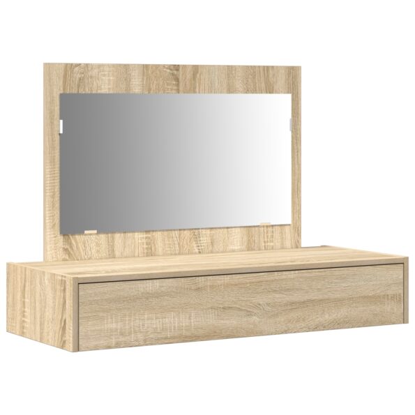 865210_2.jpg vidaXL Závesný toaletný stôl Sonoma Dub 100x40x70 cm – Obrázok 2