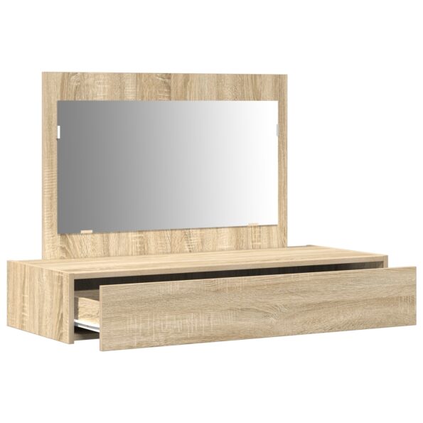 865210_5.jpg vidaXL Závesný toaletný stôl Sonoma Dub 100x40x70 cm – Obrázok 5