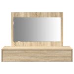 vidaXL Závesný toaletný stôl Sonoma Dub 100x40x70 cm – Obrázok 6