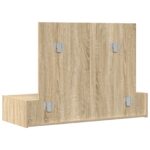 vidaXL Závesný toaletný stôl Sonoma Dub 100x40x70 cm – Obrázok 8