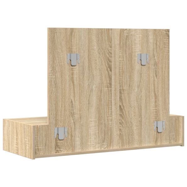 865210_8.jpg vidaXL Závesný toaletný stôl Sonoma Dub 100x40x70 cm – Obrázok 8