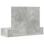 vidaXL Nástenný toaletný stolík Betónová sivá 100x40x70 cm – Obrázok 8