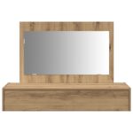 vidaXL Toaletný stolík Hnedá 100 x 40 x 70 cm Kompozitné drevo – Obrázok 6