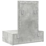 vidaXL Toaletná jednotka Betónová šedá Kompozitné drevo 60 x 40 x 70 cm – Obrázok 7