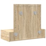 vidaXL Toaletný stolík Hnedá 83 x 40 x 70 cm Kompozitné drevo – Obrázok 7