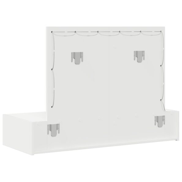 865235_7.jpg Nástenný toaletný stolík vidaXL s LED svetlami - biely – Obrázok 7