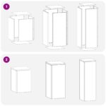 vidaXL Stojany na rastliny vonku 3 ks z poveternostnej ocele – Obrázok 12