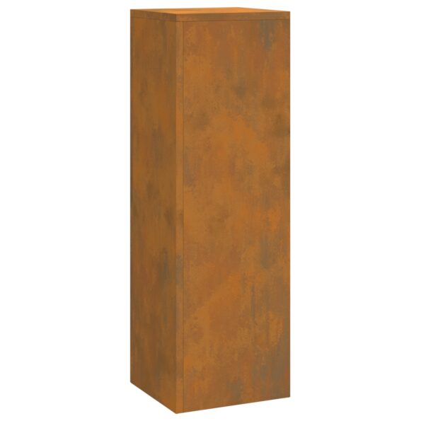 vidaXL Stojany na rastliny vonku 3 ks z poveternostnej ocele – Obrázok 6