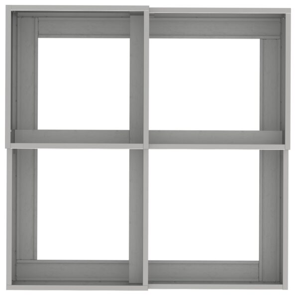 vidaXL Záhradný kvetináč 100x100x48 cm Nerezová oceľ – Obrázok 8