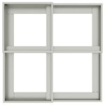vidaXL Záhradný kvetináč Strieborná 80 x 80 x 60 cm Pozinkovaná oceľ – Obrázok 8