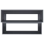 vidaXL Záhradný kvetináč Antracit 100 x 60 x 45 cm – Obrázok 8