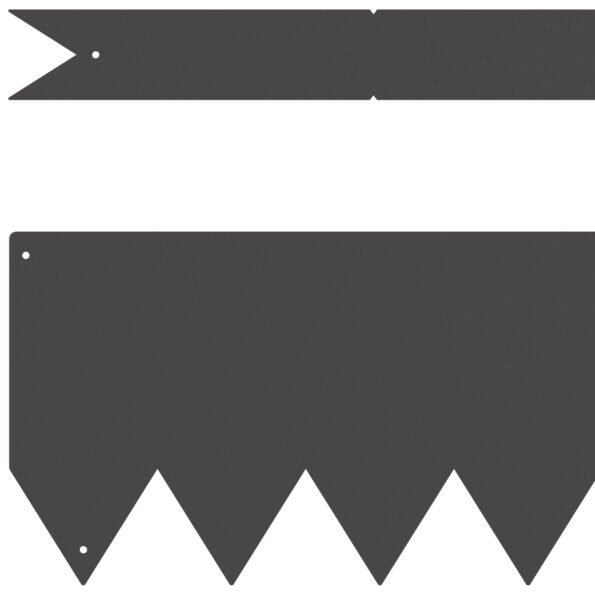 vidaXL Okrajové obruby 20 ks Čierna 100x0,5x15 cm Oceľ – Obrázok 3