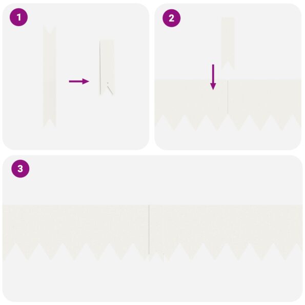 vidaXL Okraje trávnika 20 ks Biela 100x0,5x15 cm Oceľ – Obrázok 4