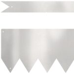 vidaXL Obrubník trávnika 30 pcs Strieborná 100 x 0,05 x 15 cm – Obrázok 3