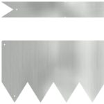 vidaXL Obvodové ohrady 20 ks 100x0,5x15 cm Zinkovaná oceľ – Obrázok 3