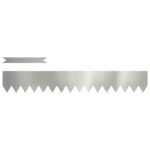 vidaXL Obrubník trávnika 50 pcs Strieborná 100 x 0,05 x 15 cm – Obrázok 2